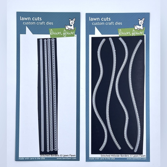 Lawn Fawn Stitch Metal Dies, Set of 2 - Picture 1 of 2